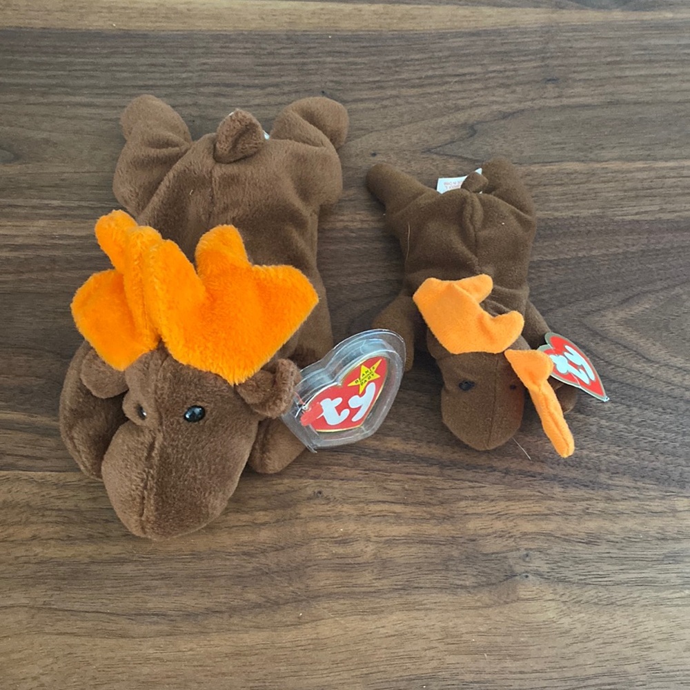 Chocolate Beanie Baby Moose 1993